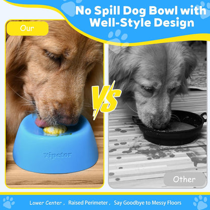 Anti-Slip Slow Feeder Dog Bowl for Liquids, Bone Broth and Yogurt Lick Toy for Dogs of All Breeds, Ideal for Dietary Supplements and Post-Operative Nutrition